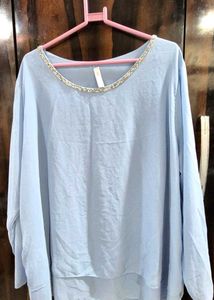 Stylish Embellishe Blouse and one blue to