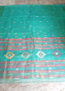 Brand new light weight thread work saree &amp; fall