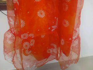Floral Organza Midi Dress