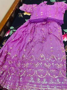 Elegant Purple Lehenga Choli Set