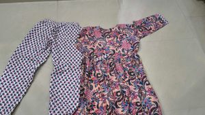 Floral Kurta Set(L)