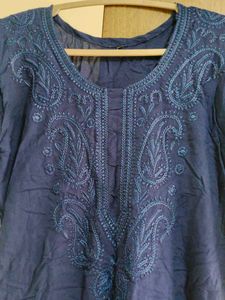 Navy Blue Kurta