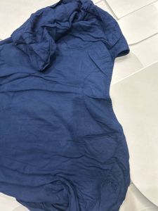 Blue Button Down Kurta for women