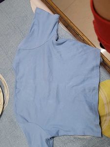Cute Light Blue Crop Top