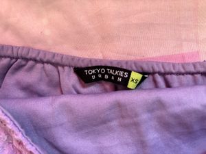 Lavender Textured Tube Top