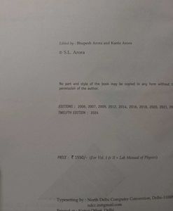 Physics Books for Class XI