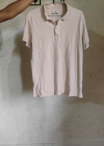 Men's Light Pink Polo T-Shirt