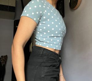 New Cute Polka Dots Fitted Top🌀