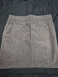 Corduroy knee length Skirt/classy/korean