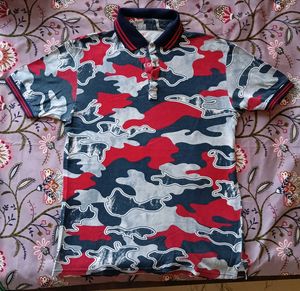 Men's Camo Polo T-Shirt