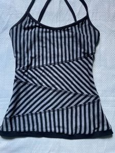 Striped Halter Tank Top