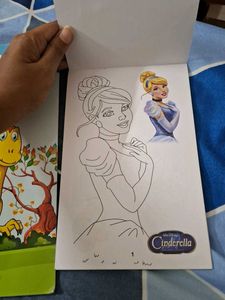 Dragon &amp; Cinderella Coloring Books set of 2 for 99