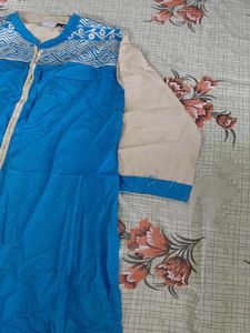 Blue &amp; Beige Kurta