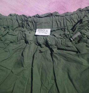 Women's Olive Green Shorts