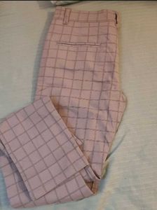 Zara Man Chic Plaid Slim Fit Trousers