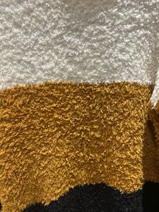 Cozy Colour Blocked Textured Sweater