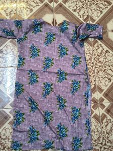 Pretty Floral Print Kurta (XXL) SIZE