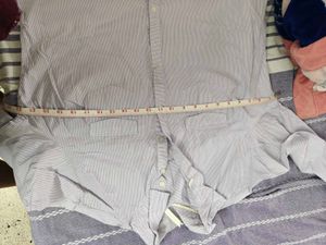 Classic purple Striped Button-Down Shirt