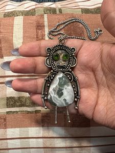 Unique Robot Pendant Necklace