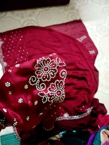 stone work saree new