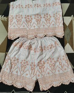 Cute Striped Co-ord Set(s size)🎀