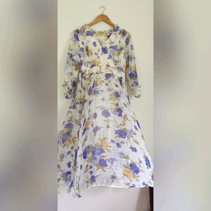 Floral Georgette Dress