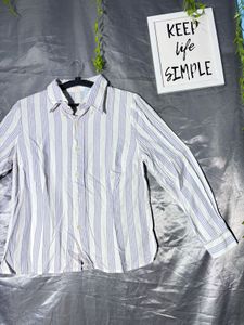 Classic Striped Button-Up Shirt