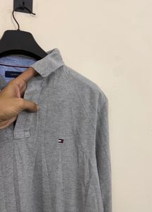 Tommy Hilfiger Men's Grey Polo Shirt