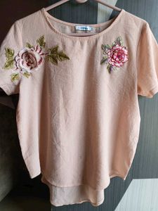 Floral Embroidered Top