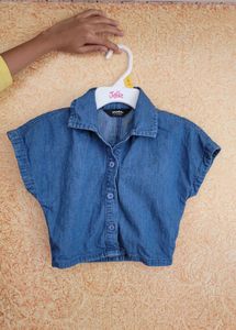Yousta Denim Crop Top