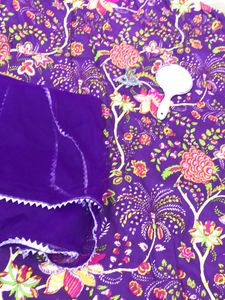New Designer Floral Printed Dress With Duptta