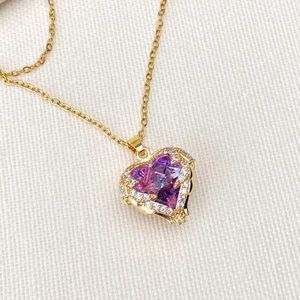 Heart ❤️ shape Pendant With Chain 2 Pair