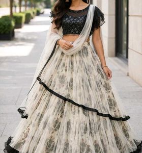 SIX LAYERED HEAVY LEHENGA-CHOLI