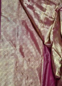 Elegant Red Saree with Gold Border