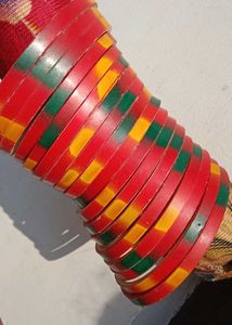 Vibrant Stack of Bangles