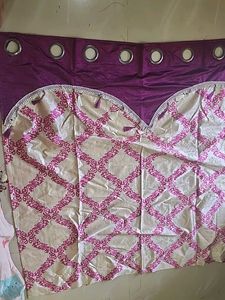 Elegant Purple &amp; Cream Curtains