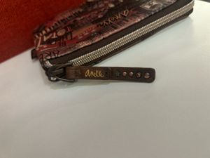 SALE Anekke Brown Star Studs Leather Wallet