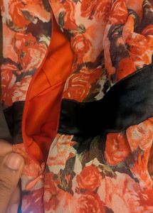 Besiva Floral Print Dress (S)
