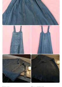 Denim Pinafore Dress