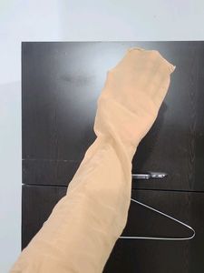 black and skin colour sheer tights