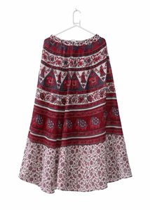 Bohemian Print Maxi Skirt