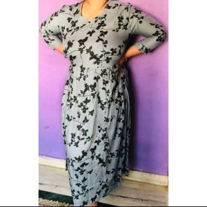 Grey Classy Long Kurti