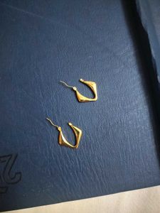Anti Tarnish Gold Geometric Earrings