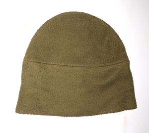 Vintage Olive Green Beanie Hat