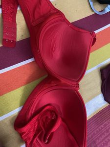 Red Push-Up Bra