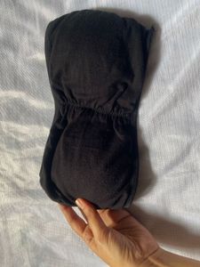 strapless black bra