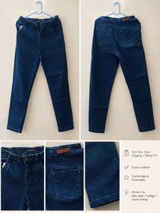 High Waist Straight Leg Denim Jeans