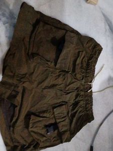 Women's Cargo Shorts - Olive Green