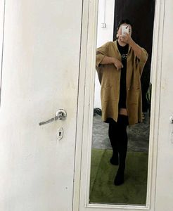 Tan Knit Cardigan