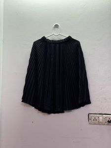 Pleated Black Skirt
